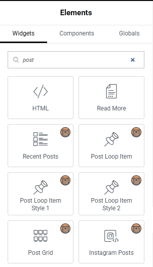 Blog Widget
