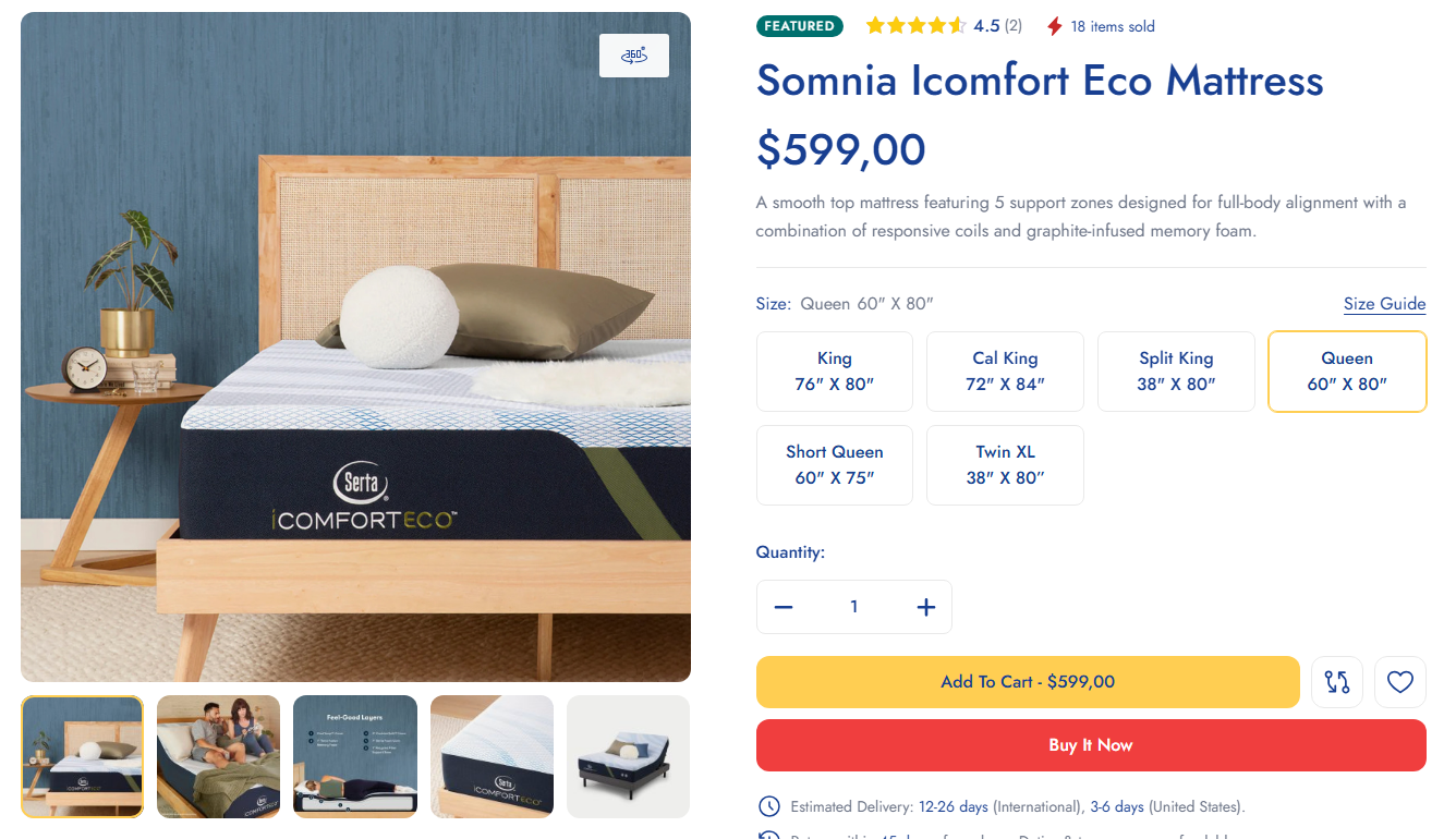 Left Thumbnail Layout Frontend