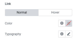 Typography Theme Style Section in Elementor Site Settings