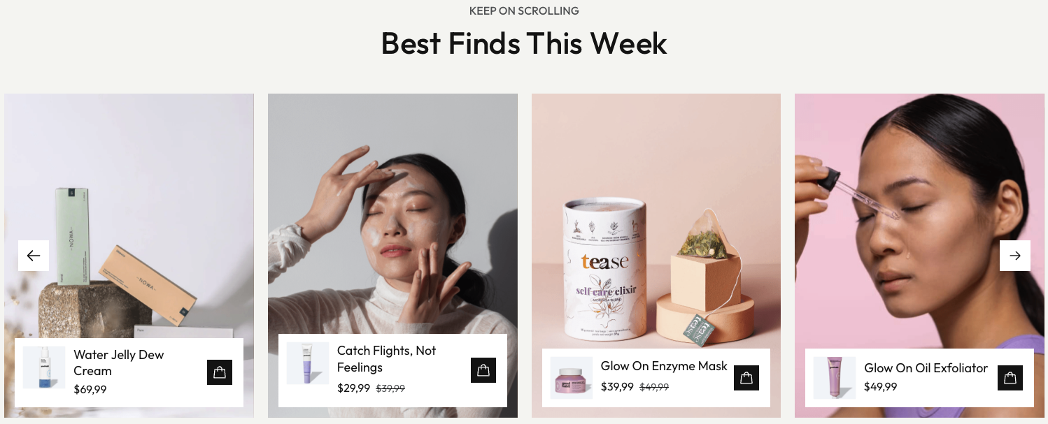 Banner Product Slider Example