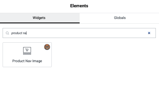 Product Nav Image Widget